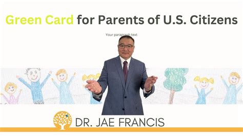 green card for parents of us citizen.